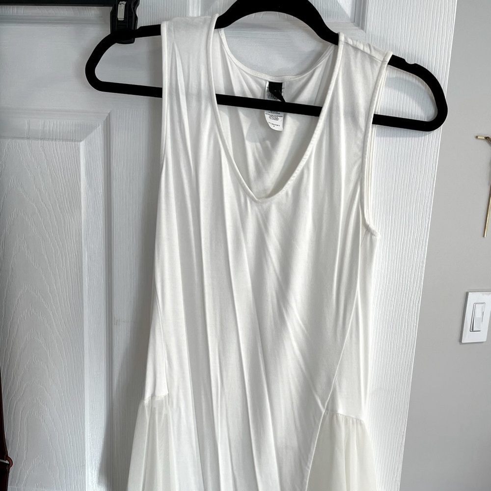 WHITE TANK BLOUSE